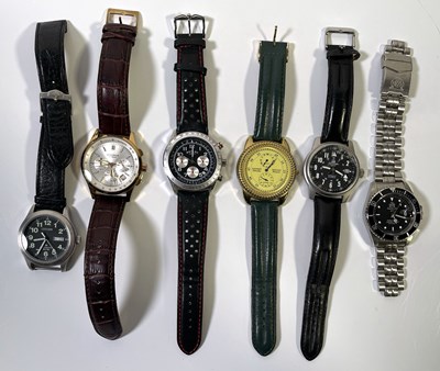 Lot 31 - SIX GENTS WATCHES INC ROTARY, SEKONDA, CITIZEN, AEROMATIC