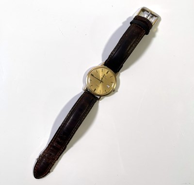 Lot 32 - GENTS 9CT GOLD MARVIN QUARTZ WATCH