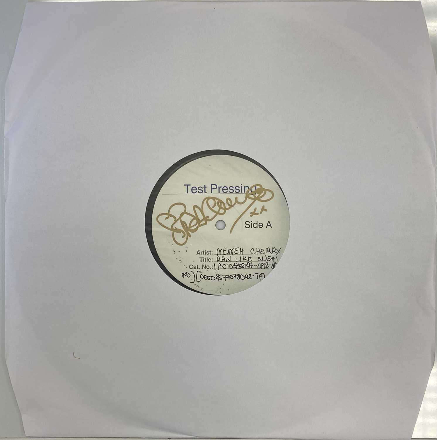 Lot 112 - NENEH CHERRY SIGNED WHITE LABEL TEST PRESSING.