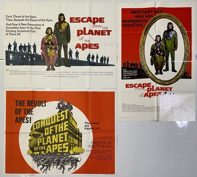 Lot 287 - ESCAPE FROM THE PLANET OF THE APES (1971) - QUAD AND ONE-SHEET POSTERS.