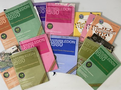 Lot 425 - TENNIS - COLLECTION OF WIMBLEDON PROGRAMMES.