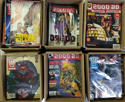 Lot 133 - 2000AD COMICS - 400+ INC JUDGE DREDD.