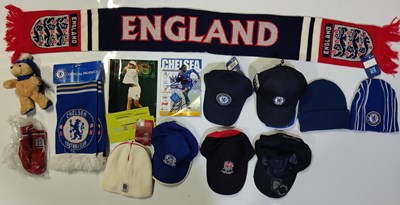 Lot 452 - SPORTING/FOOTBALL MEMORABILIA TO INC CHELSEA FC / ENGLAND RUGBY.