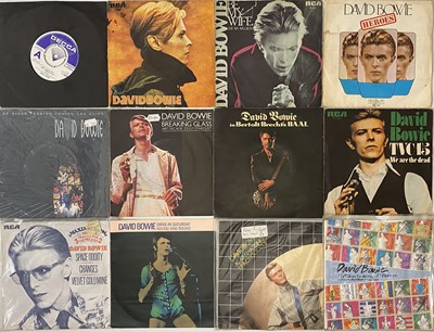 Lot 618 - LARGE 7" ROCK/GLAM/HARD ROCK/DAVID BOWIE COLLECTION - AROUND 200 SINGLES