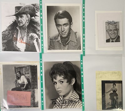 Lot 207 - CLASSIC FILM STAR AUTOGRAPHS.