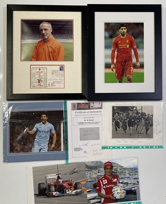 Lot 427 - SIGNED SPORTING MEMORABILIA INC ALF RAMSEY.
