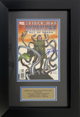 Lot 137 - COMICS - FRAMED STAN LEE SIGNED COMIC BOOK..