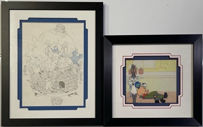 Lot 338 - COMIC / ANIMATION ART - BUGS BUNNY SERIGRAPH CEL.