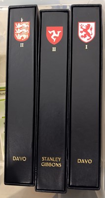 Lot 71 - ISLANDS OF GREAT BRITAIN STANLEY GIBBONS DAVO PRESENTATION FOLDERS