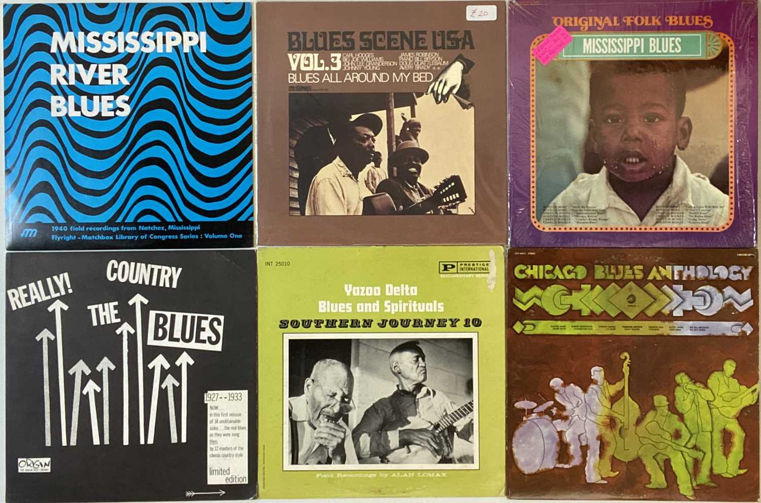 Lot 338 - BLUES - LP COMPILATIONS