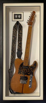 Lot 668 - PRINCE H.S. ANDERSON VINTAGE RE-ISSUE MADCAT MKII ELECTRIC GUITAR – UNPLAYED, FRAMED DISPLAY PIECE