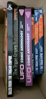 Lot 292 - COLLECTION OF SCI-FI BOOKS AND ANNUALS - DAN DARE ETC.