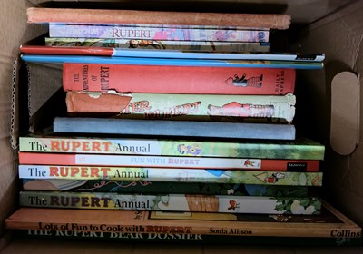 Lot 296 - COLLECTION OF RUPERT BEAR BOOKS AND ANNUALS