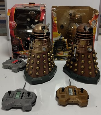 Lot 407 - COLLECTION OF DOCTOR WHO RADIO CONTROLLED TOYS.