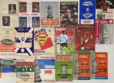 Lot 447 - FOOTBALL PROGRAMMES - CUP FINALS AND INTERNATIONALS INC 1960S.