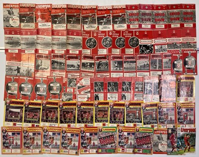 Lot 448 - FOOTBALL MEMORABILIA - LIVERPOOL FOOTBALL CLUB PROGRAMME COLLECTION.