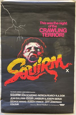 Lot 128 - SQUIRM FILM POSTER.