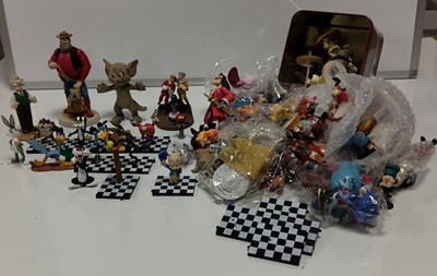 Lot 349 - COLLECTION OF DISNEY, WARNER BROS, WALLACE AND GROMIT TOYS AND OTHERS.