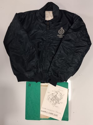 Lot 355 - SHARPE (TV SHOW) - CREW JACKET AND PLANS.