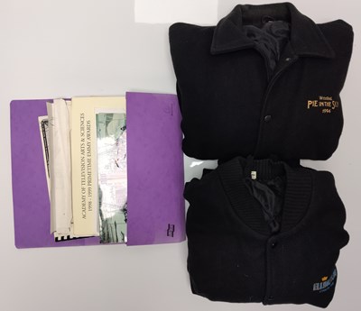 Lot 357 - MIXED UK 90s TELEVISION MEMORABILIA (JACKETS, CERTIFICATES, PLANS, ETC)