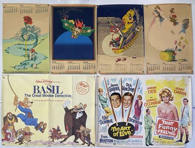 Lot 408 - COLLECTION OF VINTAGE FILM POSTERS AND LANDSCAPE ETC