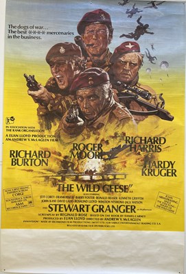 Lot 133 - THE WILD GEESE ORIGINAL FILM POSTER.
