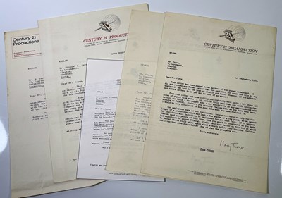 Lot 392 - THE MICHAEL JOYCE COLLECTION - ORIGINAL CENTURY 21 CORRESPONDENCE.
