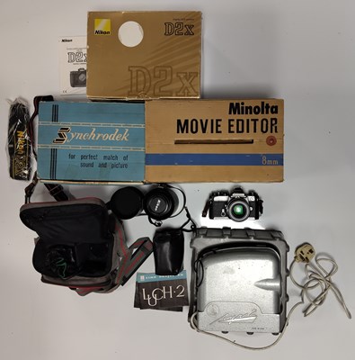 Lot 85 - COLLECTION OF FILM AND CAMERA EQUIPMENT.