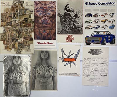 Lot 190 - VINTAGE ADVERTISING POSTERS.