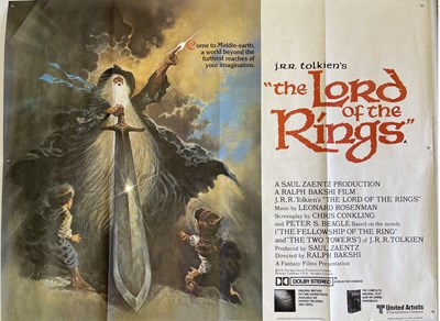 Lot 140 - LORD OF THE RINGS FILM POSTER.
