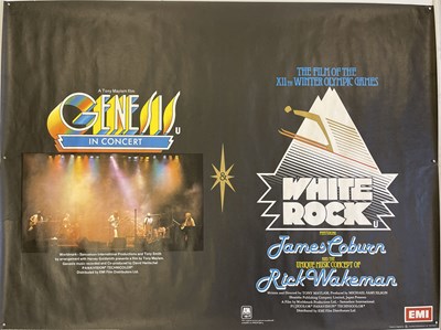 Lot 243 - GENESIS WHITE ROCK ORIGINAL POSTER.