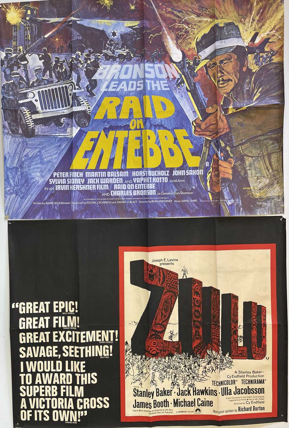 Lot 159 - CLASSIC FILMS - UK QUAD POSTERS  - ZULU AND MORE.