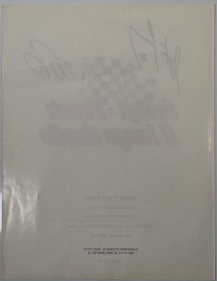 Lot 453 - AYRTON SENNA (1960-1994) - SIGNED PAGE.