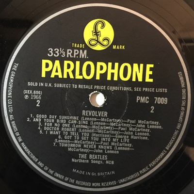 Lot 1267 - THE BEATLES - REVOLVER LP (UK 'MISPRESSING' ORIGINAL - SIDE ONE STEREO/SIDE TWO MONO)
