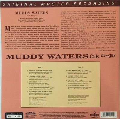 Lot 1271 - MUDDY WATERS - FOLK SINGER LP (LIMITED EDITION - ORIGINAL MASTER RECORDING MFSL 1-201)