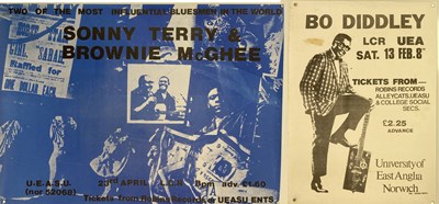 Lot 154 - BO DIDDLEY / SONNY TERRY AND BROWNIE MCGHEE POSTERS