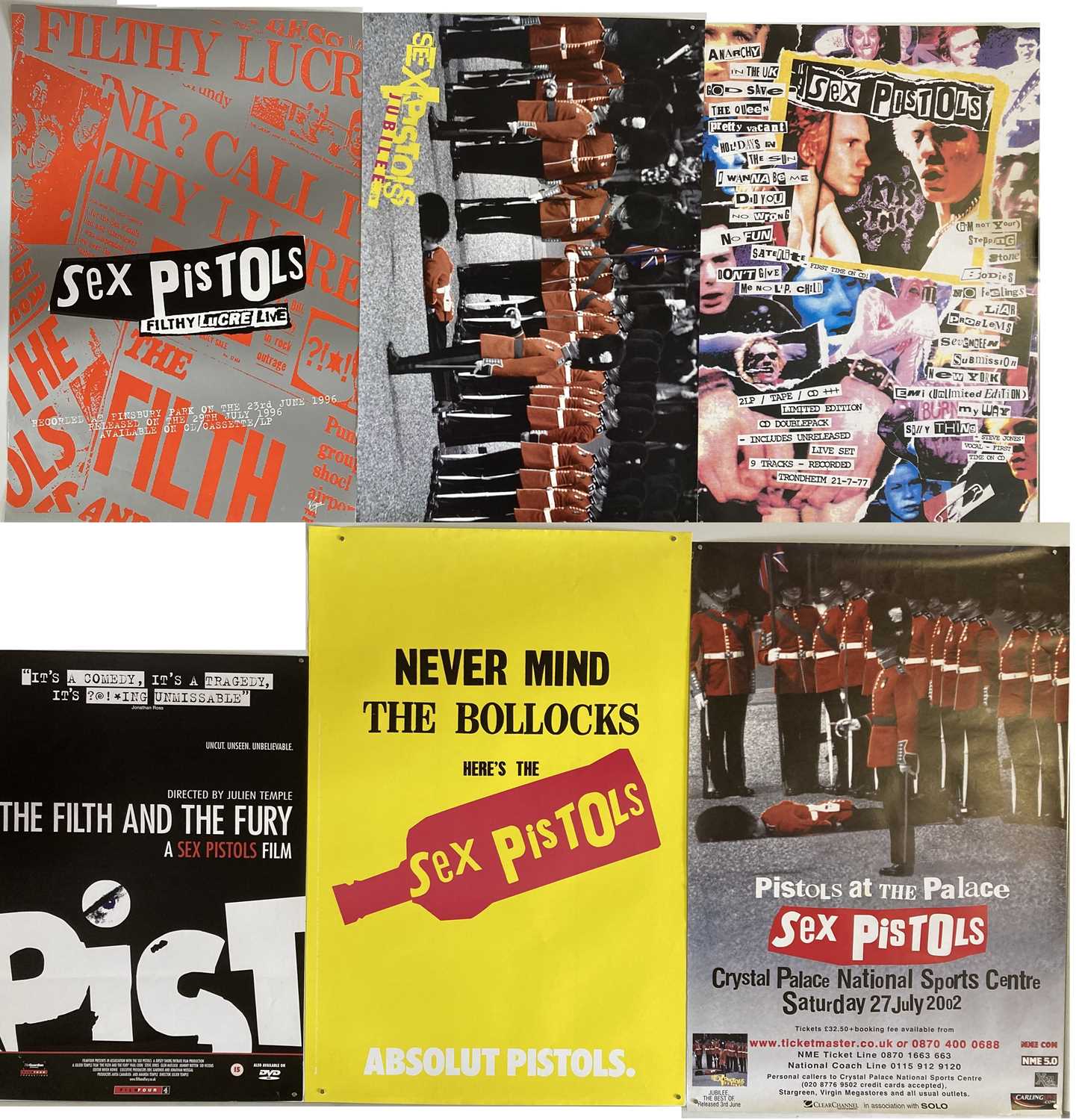 Lot 157 Sex Pistols 90s And Later Posters Lot 157 Sex Pistols 90s And Later Posters