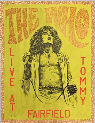 Lot 217 - THE WHO TOMMY HAND PAINTED POSTER