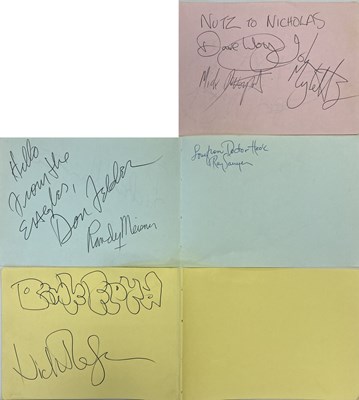 Lot 243 - PINK FLOYD AND THE EAGLES AUTOGRAPHS