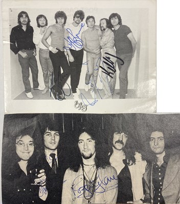 Lot 249 - ELO AND DEEP PURPLE AUTOGRAPHS