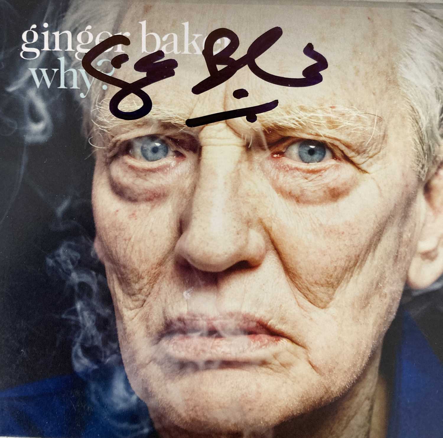 Lot 300 GINGER BAKER SIGNED DRUM ITEMS