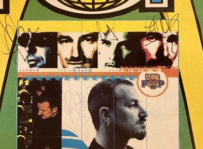 Lot 323 - U2 SIGNED POSTER