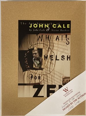 Lot 326 - JOHN CALE SIGNED LOOSE LEAF AUTOBIOGRAPHY