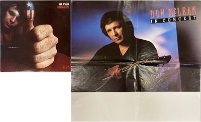 Lot 329 - DON MCLEAN SIGNED LP AND POSTER