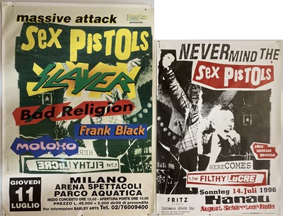 Lot 386 - SEX PISTOLS CONCERT POSTERS - ITALY / GERMANY