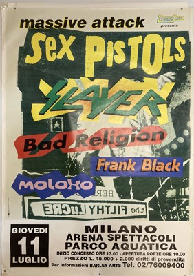 Lot 386 - SEX PISTOLS CONCERT POSTERS - ITALY / GERMANY