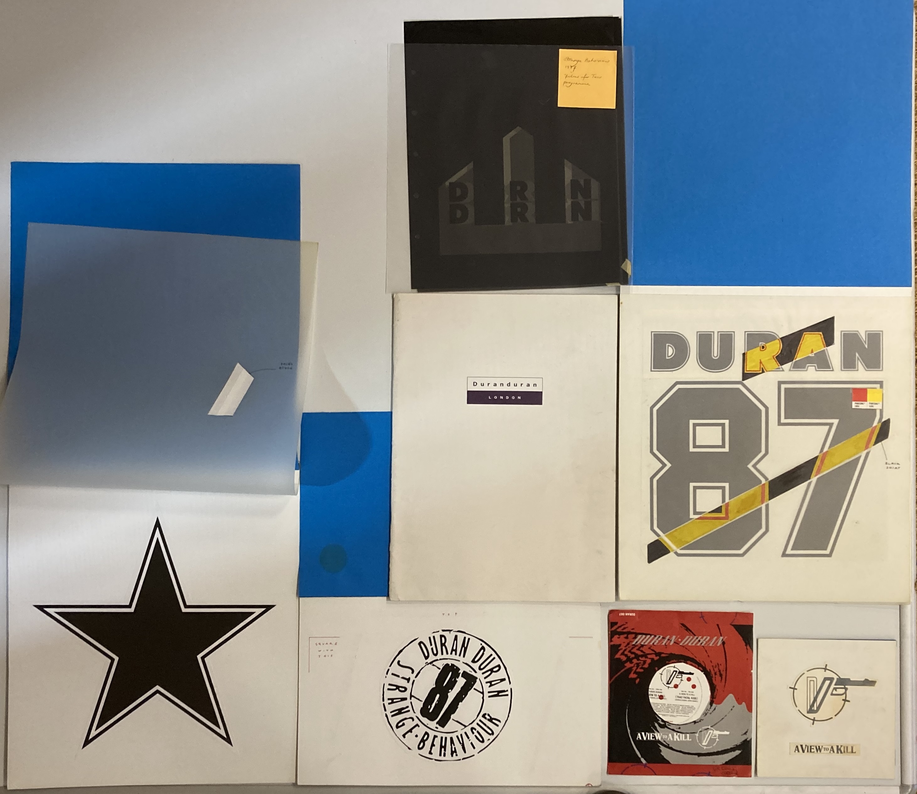 Lot 40 DURAN DURAN DESIGN MATERIALS Lot 40 DURAN DURAN DESIGN MATERIALS