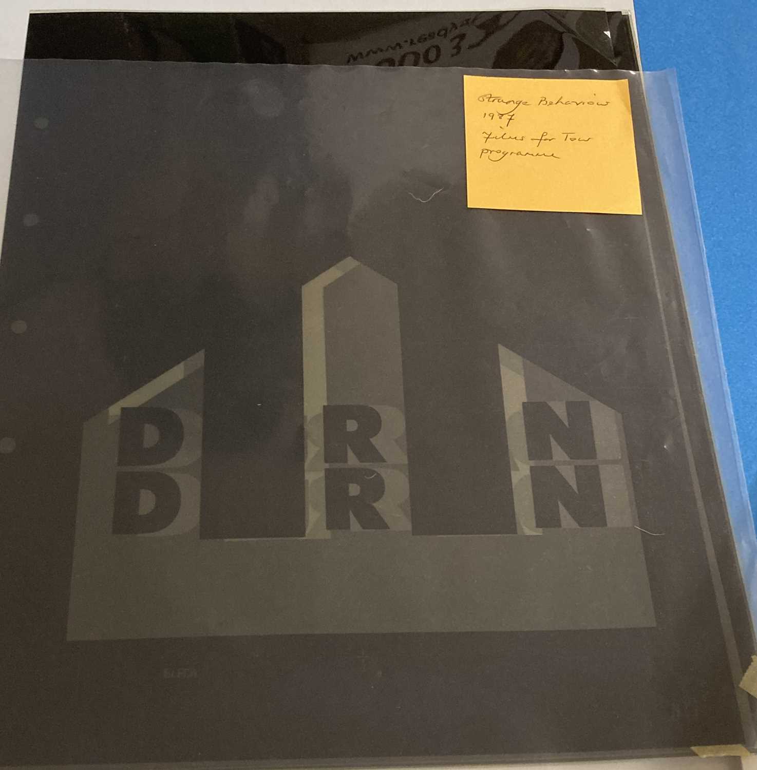 Lot 40 DURAN DURAN DESIGN MATERIALS