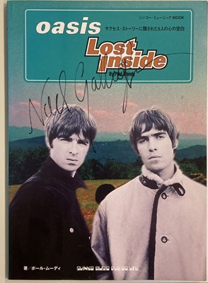 Lot 406 - OASIS JAPANESE MUSIC BOOK SIGNED BY NOEL GALLAGHER