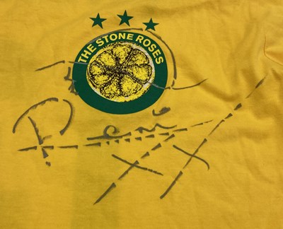 Lot 429 - STONE ROSES - RENI SIGNED SHIRT